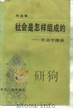 社会是怎样组成的-社会学漫谈   1984  PDF电子版封面  3173·298  刘达临 