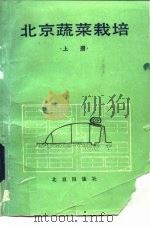 北京蔬菜栽培  上   1986  PDF电子版封面  7071·1080  北京市成人教育学院主编 