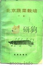 北京蔬菜栽培  下   1986  PDF电子版封面  7071·1112  北京市成人教育学院主编 