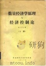 数量经济学原理与经济控制论  下   1983  PDF电子版封面    张启人 