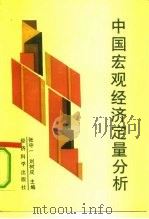 中国宏观经济定量分析（1991 PDF版）
