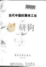 当代中国的集体工业  下   1991  PDF电子版封面  7800920240  季龙主编 