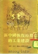 新中国恢复时期的工业建设   1954  PDF电子版封面    杨文仲著 