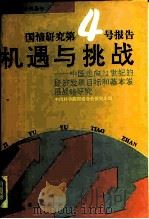 机遇与挑战  中国走向21世纪的经济发展目标和基本发展战略研究（1995 PDF版）