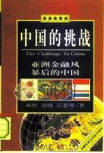 中国的挑战  亚洲金融风暴后的中国   1998  PDF电子版封面  7502123997  杨帆等著 