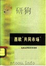 西欧“共同市场”   1974  PDF电子版封面  4001·298  北京大学经济系编著 
