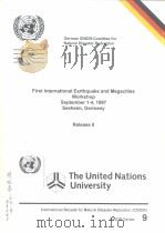 First International Earthquake and Megacities Workshop     PDF电子版封面     