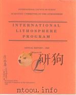 INTERNATIONAL LITHOSPHERE PROGRAM（ PDF版）