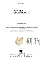 POWDER TECHNOLOGY     PDF电子版封面     