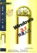 Windows 3.1快速入门   1994  PDF电子版封面  711505262X  詹凤莲编著；叶民改编 