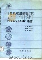计算机应用基础 下 TURBO BASIC语言   1994  PDF电子版封面  711601067X  黎国权主编 