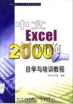 中文Excel 2000自学与培训教程   1999  PDF电子版封面  7810456253  未名工作室编著 