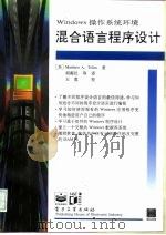 Windows操作系统环境混合语言程序设计   1995  PDF电子版封面  7505328352  （美）Matthew A.Telles著；胡衡沅等译 