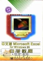 中文版Microsoft Excel for Windows 95自学教程   1996  PDF电子版封面  7505337262  赵军等编著 