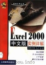 Excel 2000中文版实例详解   1999  PDF电子版封面  7115079455  祝昉等编著 