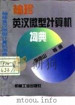 袖珍英汉微型计算机词典（1994 PDF版）