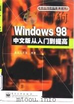 Windows 98中文版从入门到提高   1998  PDF电子版封面  7505345818  晶辰工作室编著 