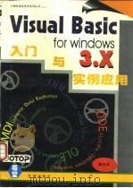 Visual Basic for Windows 3.x入门与实例应用   1994  PDF电子版封面  7507709051  戴松伟著；陈丹之改编 