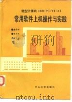 微型计算机IBM PC/XT常用软件上机操作与实践 2   1992  PDF电子版封面  730600509X  詹前树等编著 