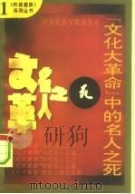 “文化大革命”中的名人之死   1993  PDF电子版封面  7810015575  李永主编 