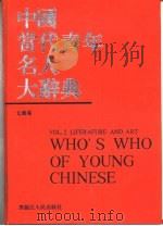 中国当代青年名人大辞典  文学艺术卷（1993 PDF版）