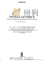 PHYSICS LETTERS B Physics Letters B390(1997)257-262（ PDF版）
