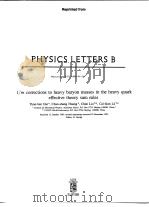 PHYSICS LETTERS B Physics Letters B371(1996)99-104     PDF电子版封面     