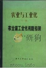 农业与工业化   1984  PDF电子版封面  4255005  张培刚著 