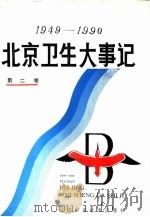 1949-1990北京卫生大事记  第2卷（1992 PDF版）