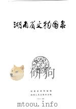 湖南省文物图录   1964  PDF电子版封面  11109·85  湖南省博物馆 