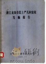 浙江龙泉青瓷上严儿村窑址发掘报告（1981 PDF版）