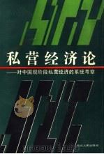 私营经济论-对中国现阶段私营经济的系统考察（1993 PDF版）
