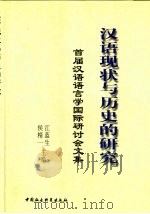 汉语现状与历史的研究  首届汉语语言学国际研讨会文集（1999 PDF版）