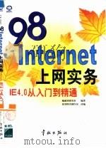 98Internet上网实务 IE4.0从入门到精通   1998  PDF电子版封面  7801440242  施威铭研究室编著；希望图书创作室改编 