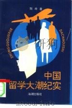 中国留学大潮纪实   1995  PDF电子版封面  7800545962  陈玲著 