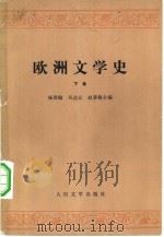 欧洲文学史  （下卷）   1979年11月第1版  PDF电子版封面    杨周翰  吴达元  赵萝蕤主编 