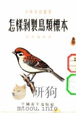 怎样剥制鸟类标本（1953 PDF版）