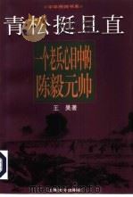 青松挺且直  一个老兵心目中的陈毅元帅   1997  PDF电子版封面  7532116239  王昊著 