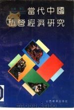 当代中国私营经济研究（1991 PDF版）