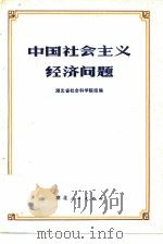中国社会主义经济问题   1979  PDF电子版封面  4106·229  湖北省社会科学院组编 