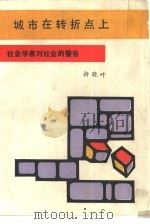 城市在转折点上   1989  PDF电子版封面  7800161307  折晓叶著 