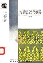汉藏系语言概要   1992  PDF电子版封面  7306004816  高华年著 