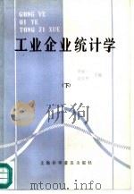 工业企业统计学  下   1988  PDF电子版封面  7542700014  李展一，俞文华主编 