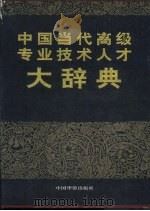 中国当代高级专业技术人才大辞典   1995  PDF电子版封面  7800747166  邓伟志主编 