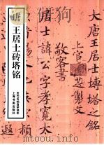 唐王居士砖塔铭（1987 PDF版）