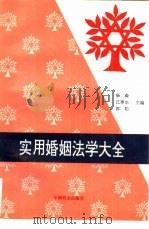 实用婚姻法学大全   1990  PDF电子版封面  7800161994  杨森，江得水等主编 