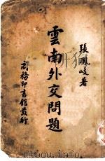 云南外交问题   1937  PDF电子版封面    张凤岐著 