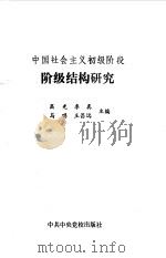 中国社会主义初级阶段结构研究   1988  PDF电子版封面  7503500352  高光等主编 