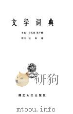 文学词典   1983  PDF电子版封面  10106·889  孙家富，张广明主编 