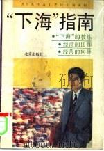 “下海”指南   1993  PDF电子版封面  7200021326  周笃佑主编 